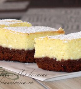 Pasca cu ciocolata si blat de cacao