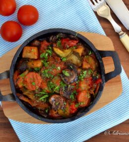 Ghiveci de legume la cuptor (de post)