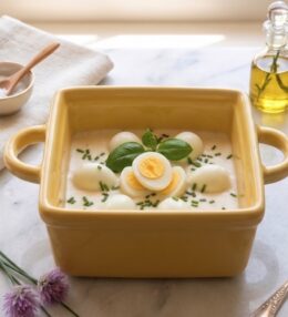 Oua de prepelita in sos de hrean